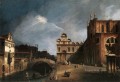 Santi Giovanni E Paolo y la Scuola Di San Marco 1726 Canaletto Venecia